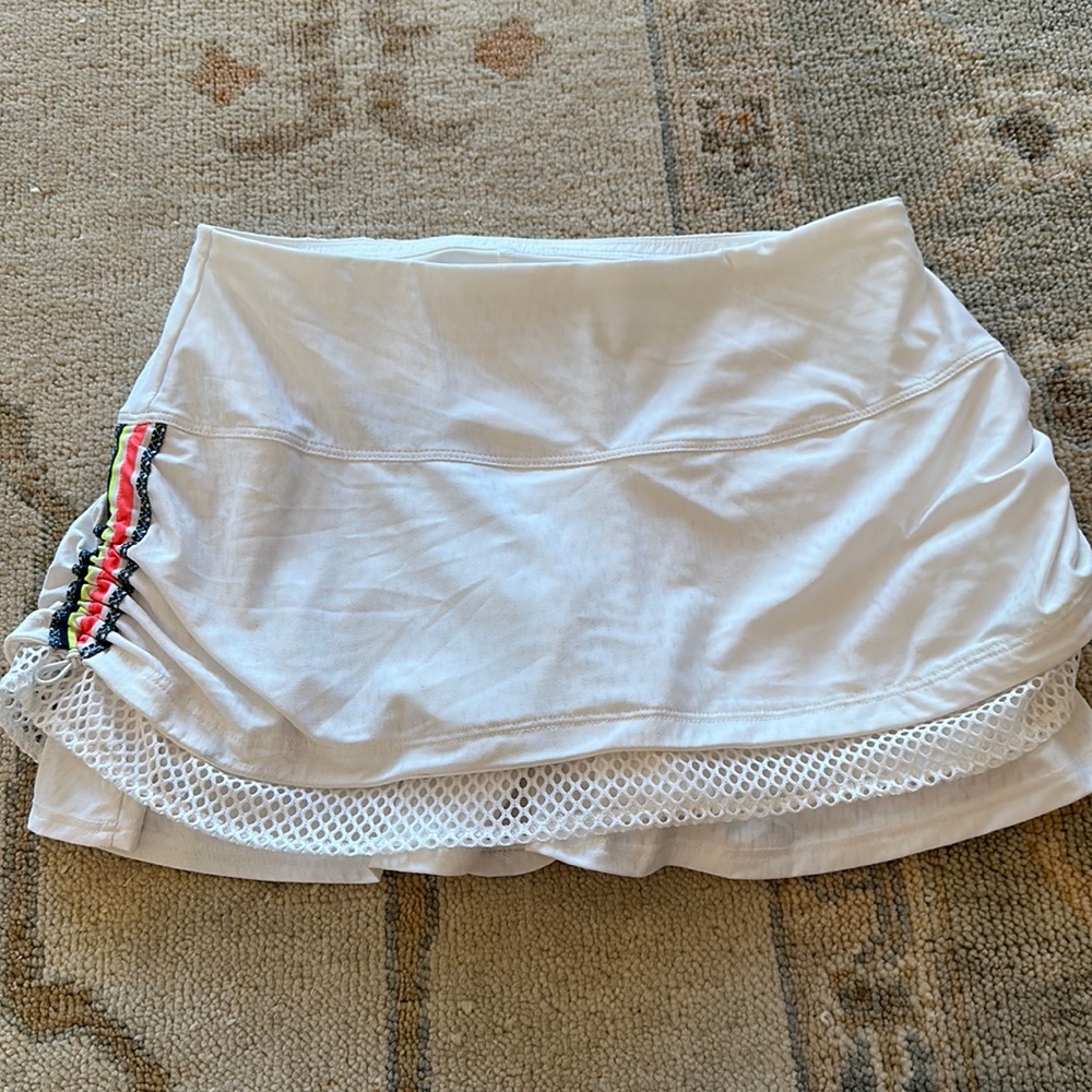 Lucky in love tennis skirt